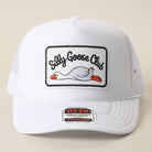 Silly Goose Club patch foam trucker hat in white
