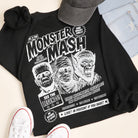 Monster Mash Halloween graphic sweatshirt in black
