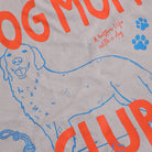 Dog Mom Club Golden Retriever t-shirt in gravel, detail view