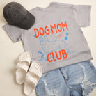 Dog Mom Club Golden Retriever graphic t-shirt in gravel, front view