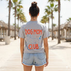 Dog Mom Club Golden Retriever t-shirt worn by model