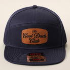 The Cool Dads Club 7-panel snapback hat in navy