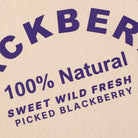 Blackberry canvas tote bag, styled view