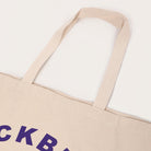 Blackberry canvas tote bag, styled view