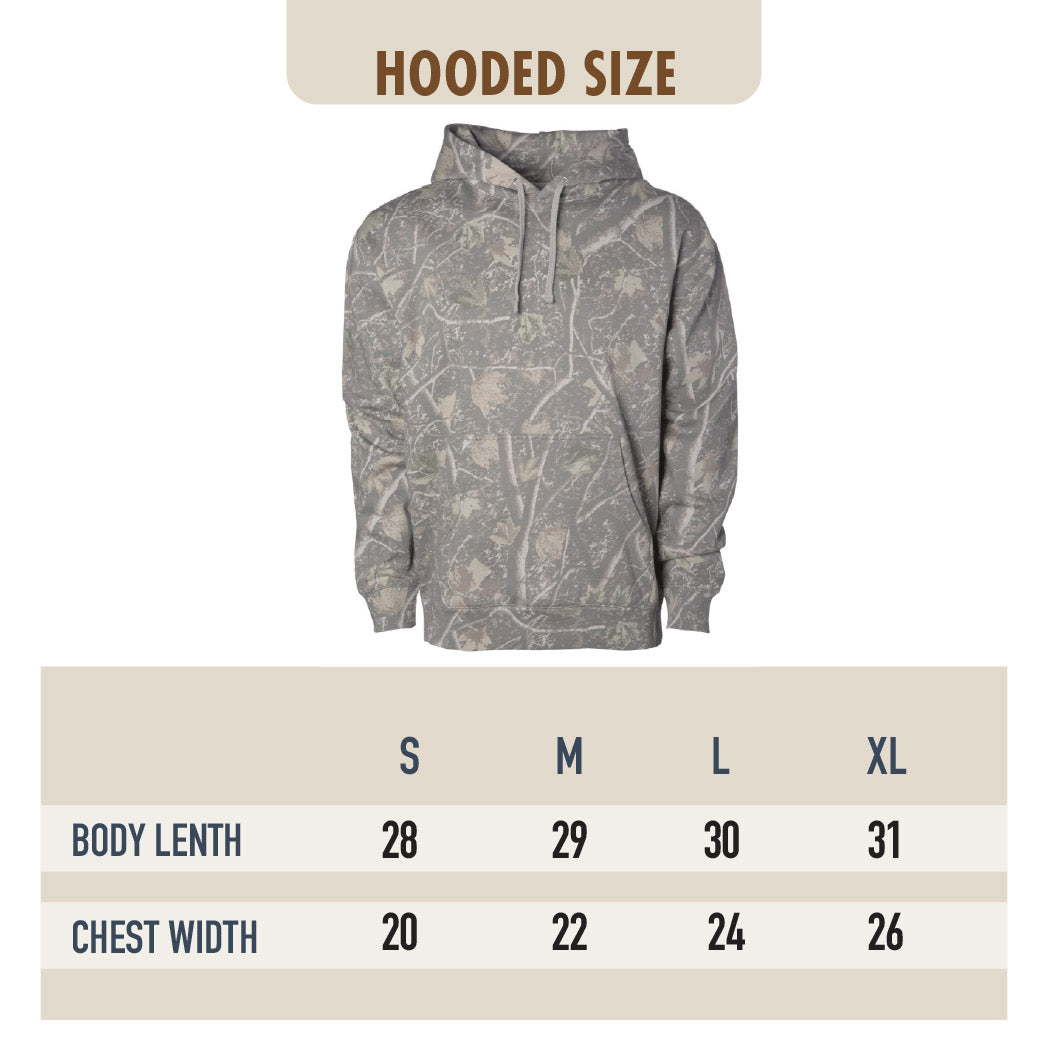 Fashion CITY embroidered camo hoodie