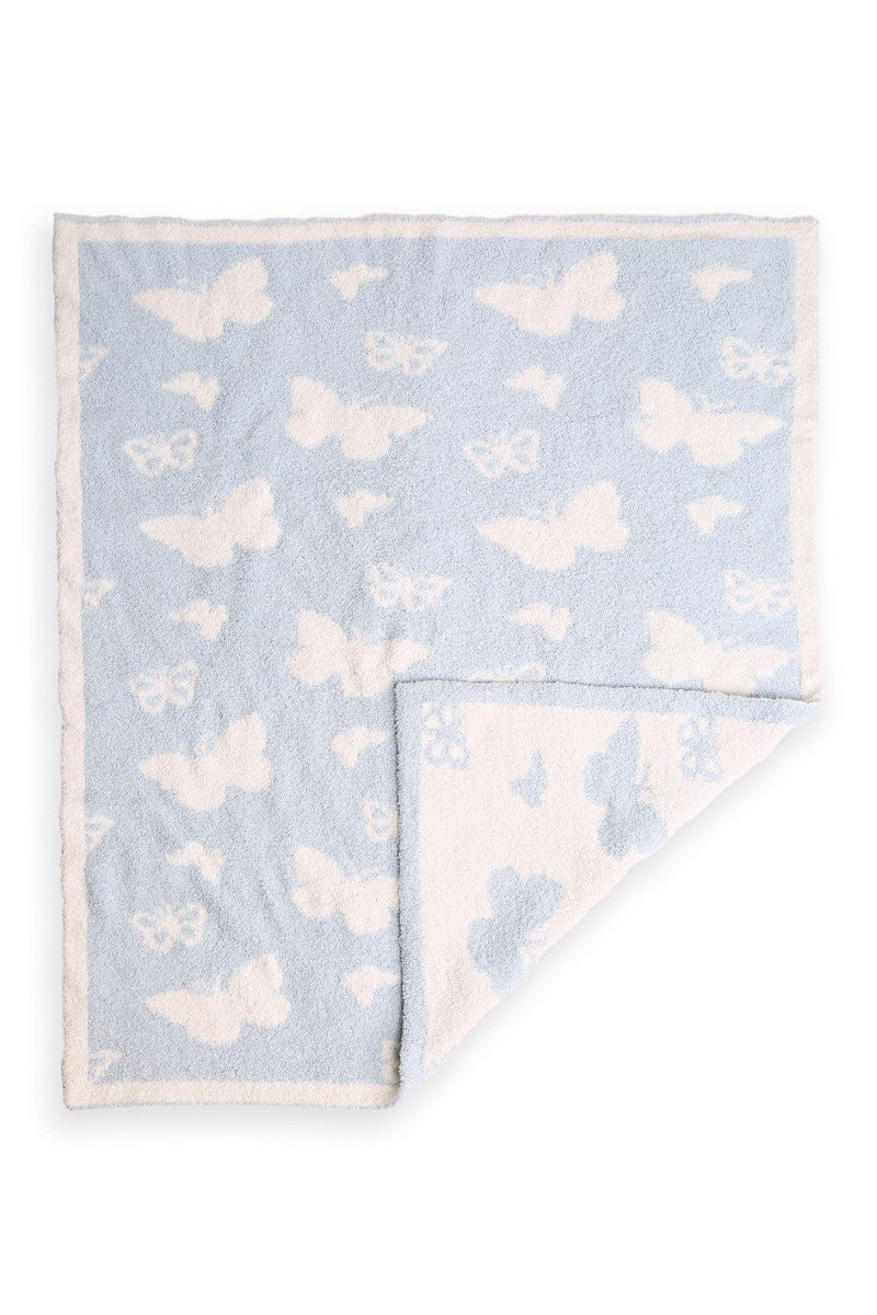 BUTTERFLY Print Kids Luxury Soft Throw Blanket - Fashion CITY