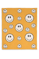 Happy Face Print Kids Luxury Soft Throw Blanket - Fashion CITY