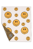 Happy Face Print Kids Luxury Soft Throw Blanket - Fashion CITY