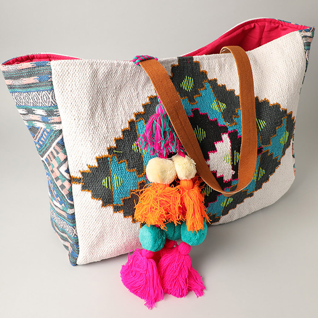 Embroidered Tribal Tote Purse Handbag - Fashion CITY