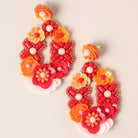 Flower Hollow Statement Drop Earrings - Fashion CITY