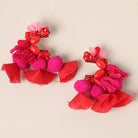 Pom Pom Charm Hoop Earrings for Women - Fashion CITY