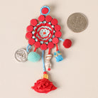 Women Jewelry Long Flower Earrings - Fashion CITY