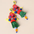 Multicolor Floral Bohemian Fringe Tassel Earrings - Fashion CITY