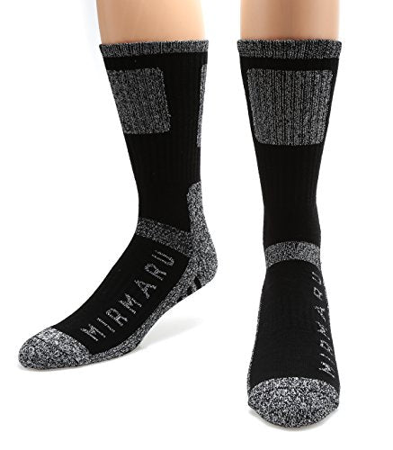 MIRMARU Men's 5 Pairs Performance Outdoor Hiking Socks - Fashion CITY