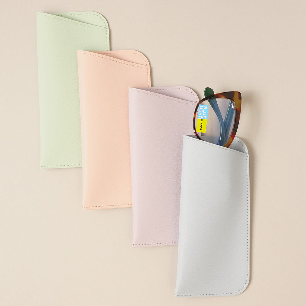 Simple Pastel Color Eyeglasses Case(12PCS) - Fashion CITY