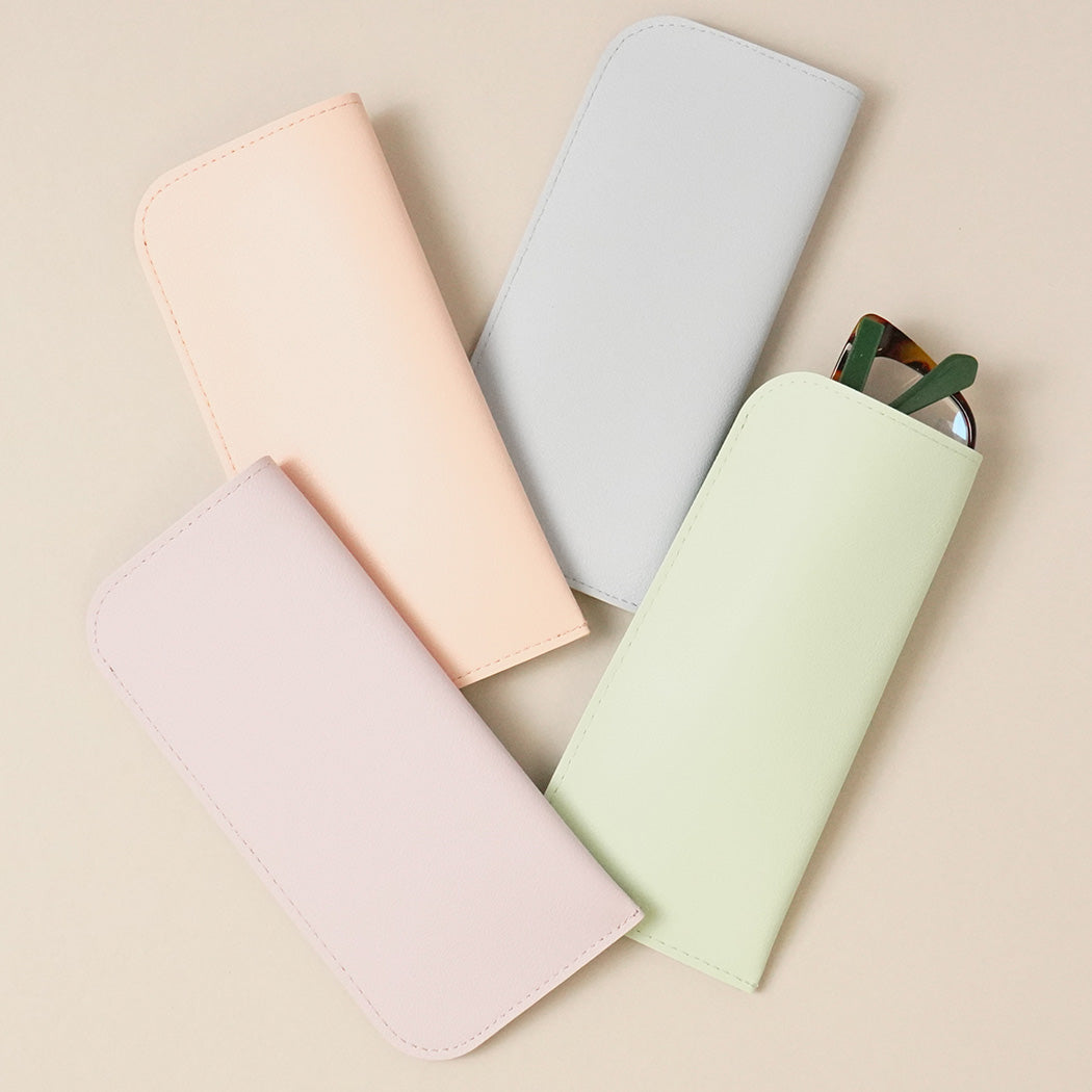 Simple Pastel Color Eyeglasses Case(12PCS) - Fashion CITY