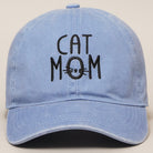 CAT MOM Denim Cotton Adjustable Hat - Fashion CITY