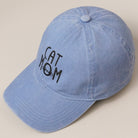 CAT MOM Denim Cotton Adjustable Hat - Fashion CITY