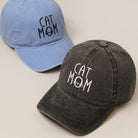 CAT MOM Denim Cotton Adjustable Hat - Fashion CITY