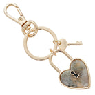 Heart Lock Charm Keychain - Fashion CITY