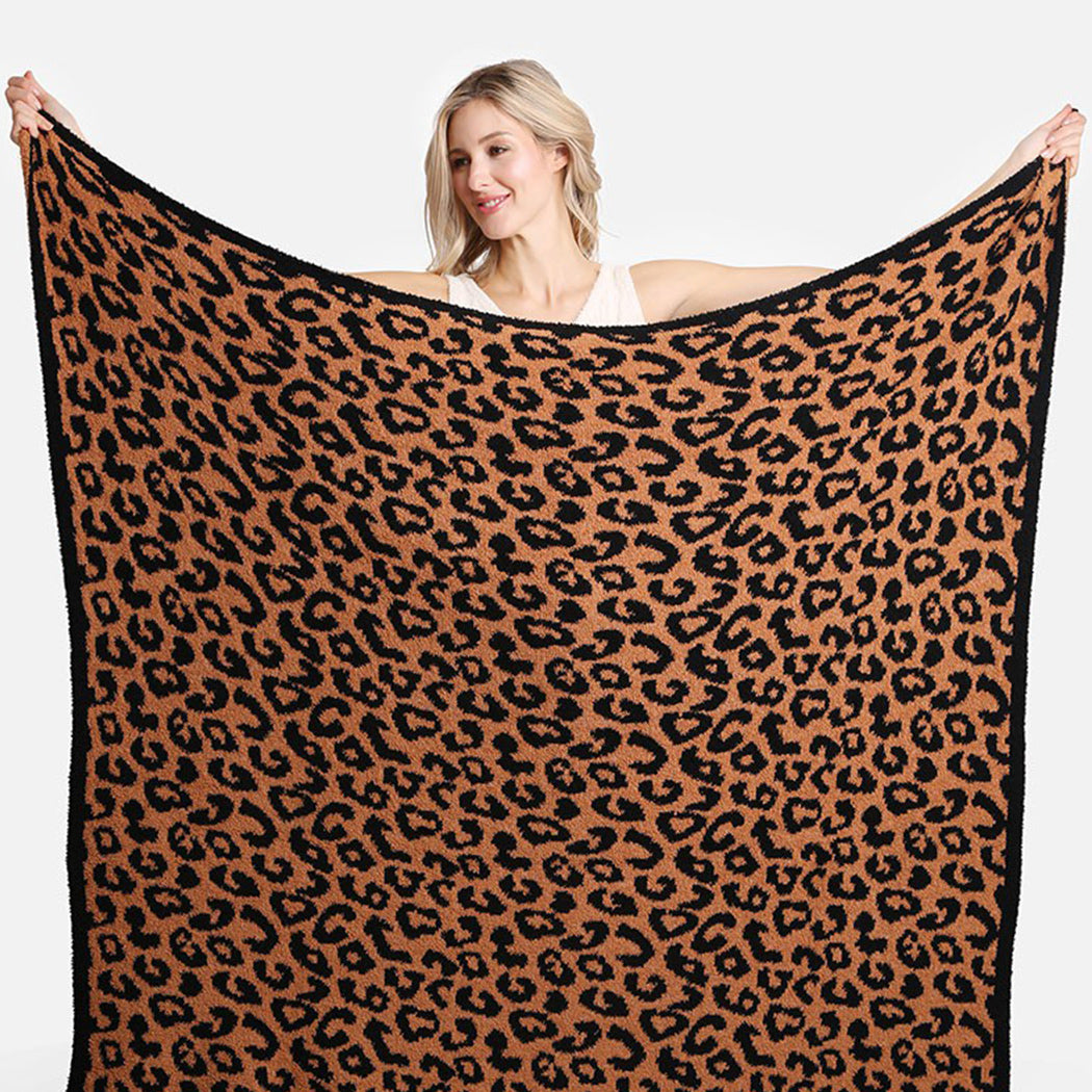 Leopard Print Luxury Soft Throw Blanket - Fashion CITY