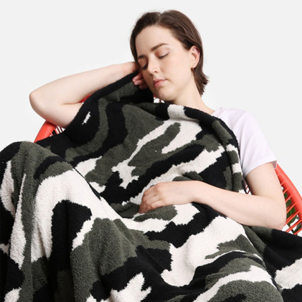 Camouflage Print Luxury Soft Throw Blanket - Fashion CITY