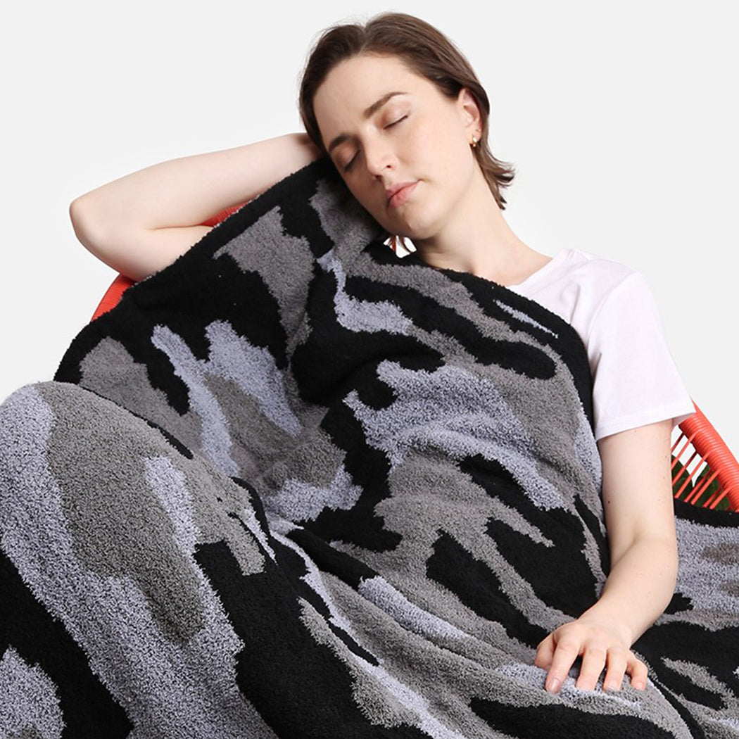 Camouflage Print Luxury Soft Throw Blanket - Fashion CITY