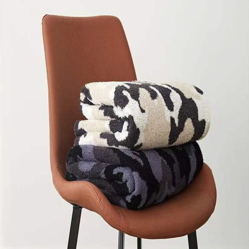 Camouflage Print Luxury Soft Throw Blanket - Fashion CITY