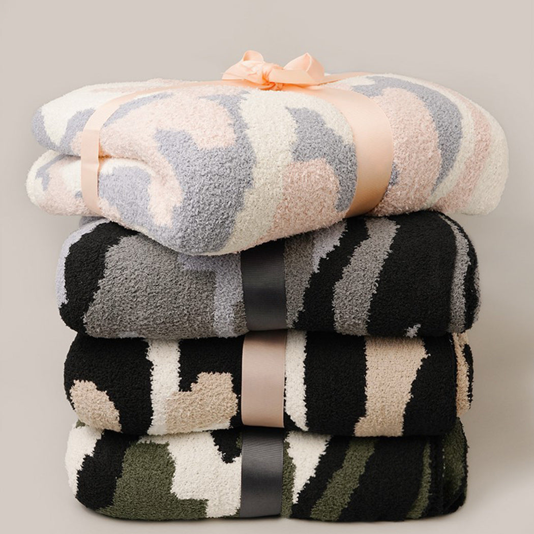 Camouflage Print Luxury Soft Throw Blanket - Fashion CITY