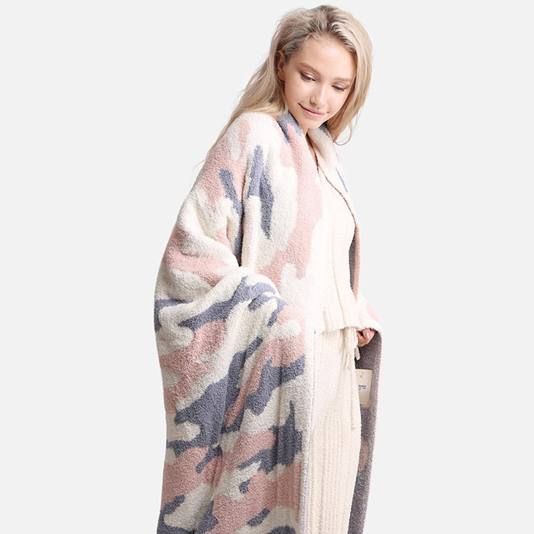 Camouflage Print Luxury Soft Throw Blanket - Fashion CITY