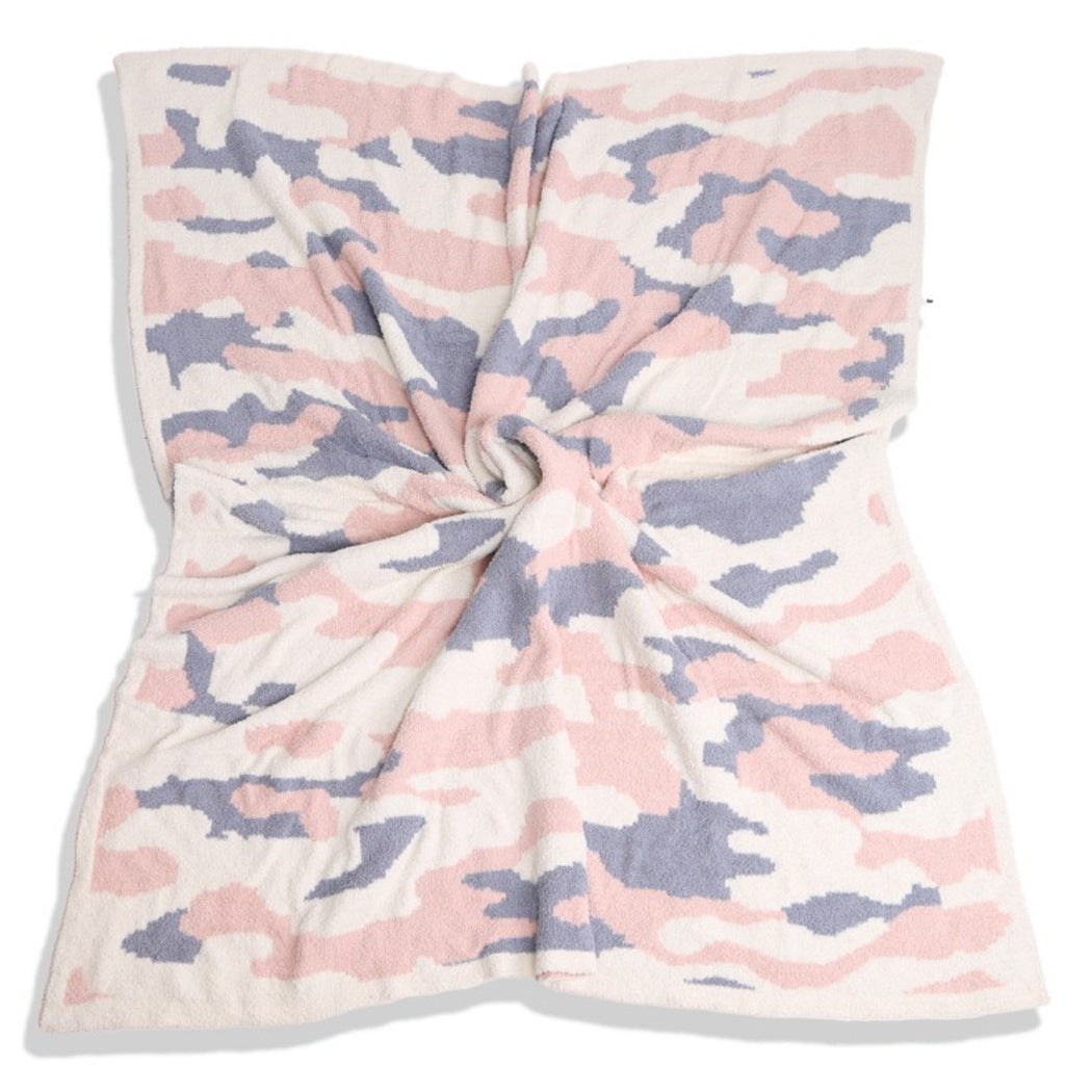 Camouflage Print Luxury Soft Throw Blanket - Fashion CITY