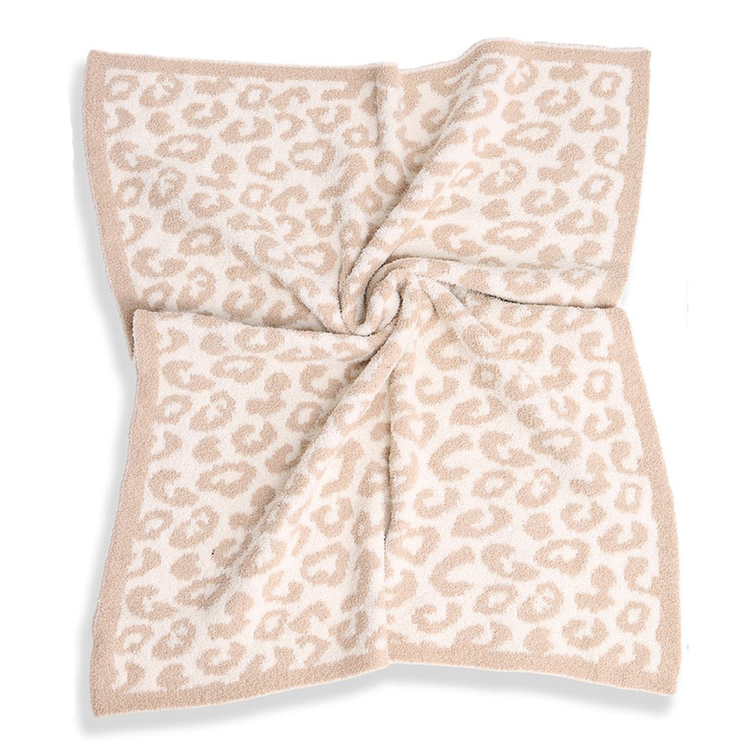 Kids Leopard Print Luxury Soft Throw Blanket - Fashion CITY