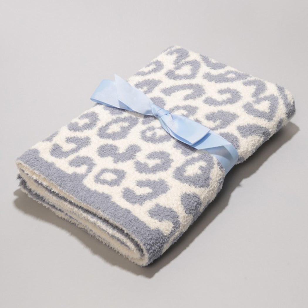 Kids Leopard Print Luxury Soft Throw Blanket - Fashion CITY