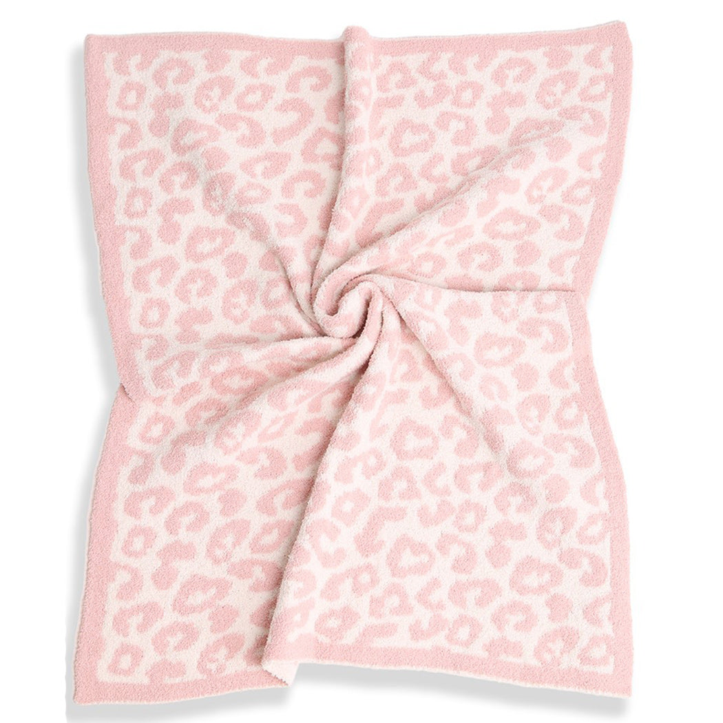 Kids Leopard Print Luxury Soft Throw Blanket - Fashion CITY