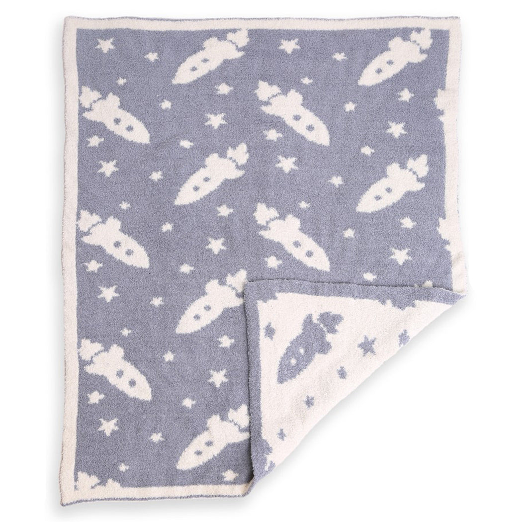 ROCKET Print Kids Luxury Soft Throw Blanket - Fashion CITY