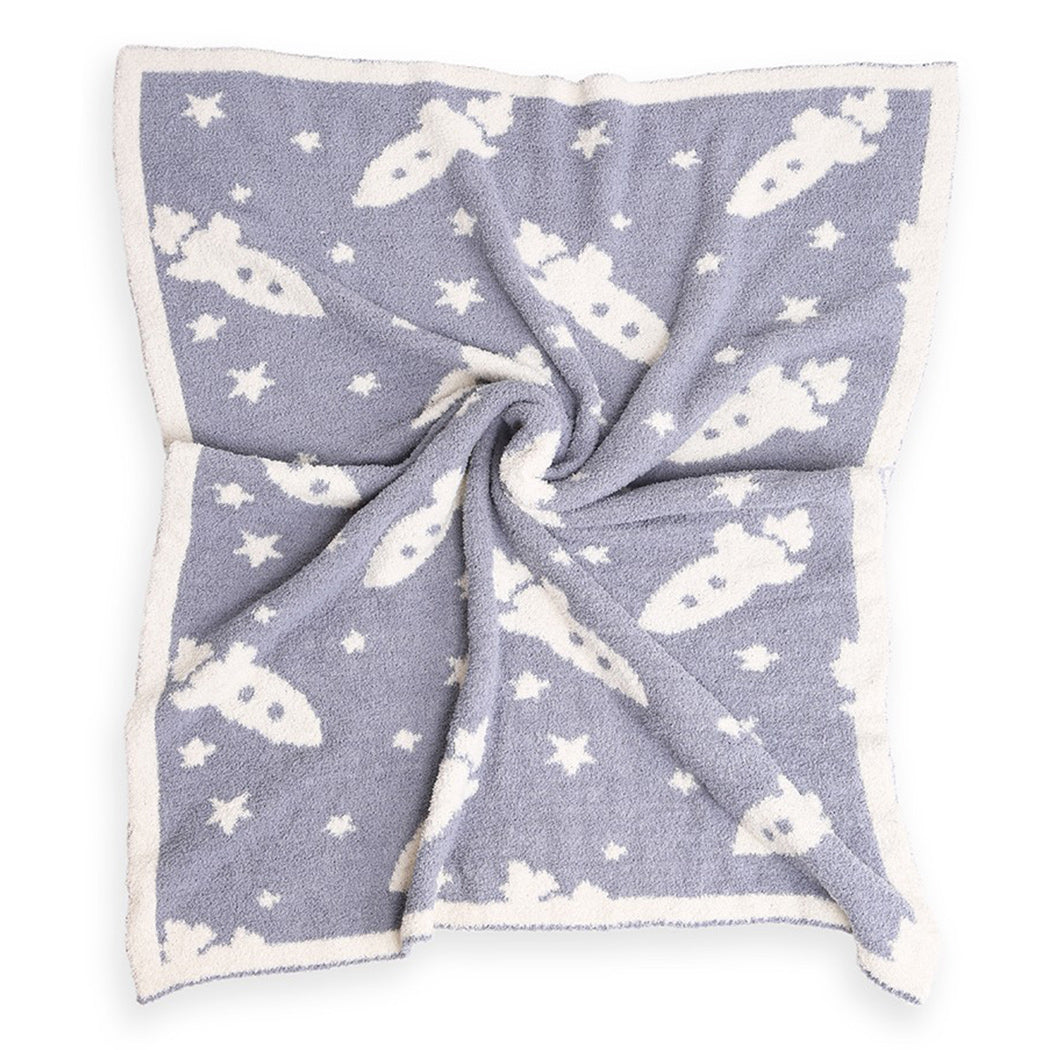 ROCKET Print Kids Luxury Soft Throw Blanket - Fashion CITY