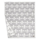 Fleur De Lis Pattern Luxury Soft Throw Blanket - Fashion CITY