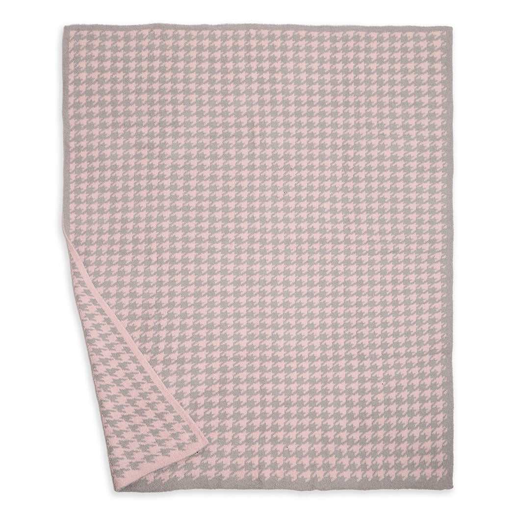 Houndstooth Pattern Luxury Soft Throw Blanket - Fashion CITY