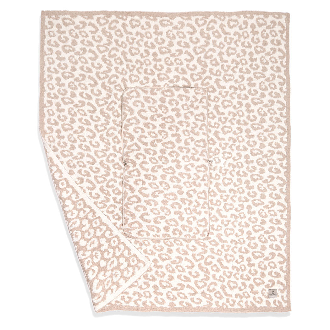 2 In 1 Leopard Print Throw Blanket & Pillow - Fashion CITY