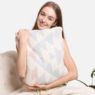 2 In 1 Boho Tribal Print Throw Blanket & Pillow - Fashion CITY