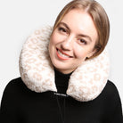 Soft Leopard Print Travel Neck Pillow - Fashion CITY