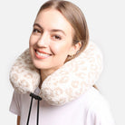 Soft Leopard Print Travel Neck Pillow - Fashion CITY