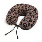 Soft Leopard Print Travel Neck Pillow - Fashion CITY