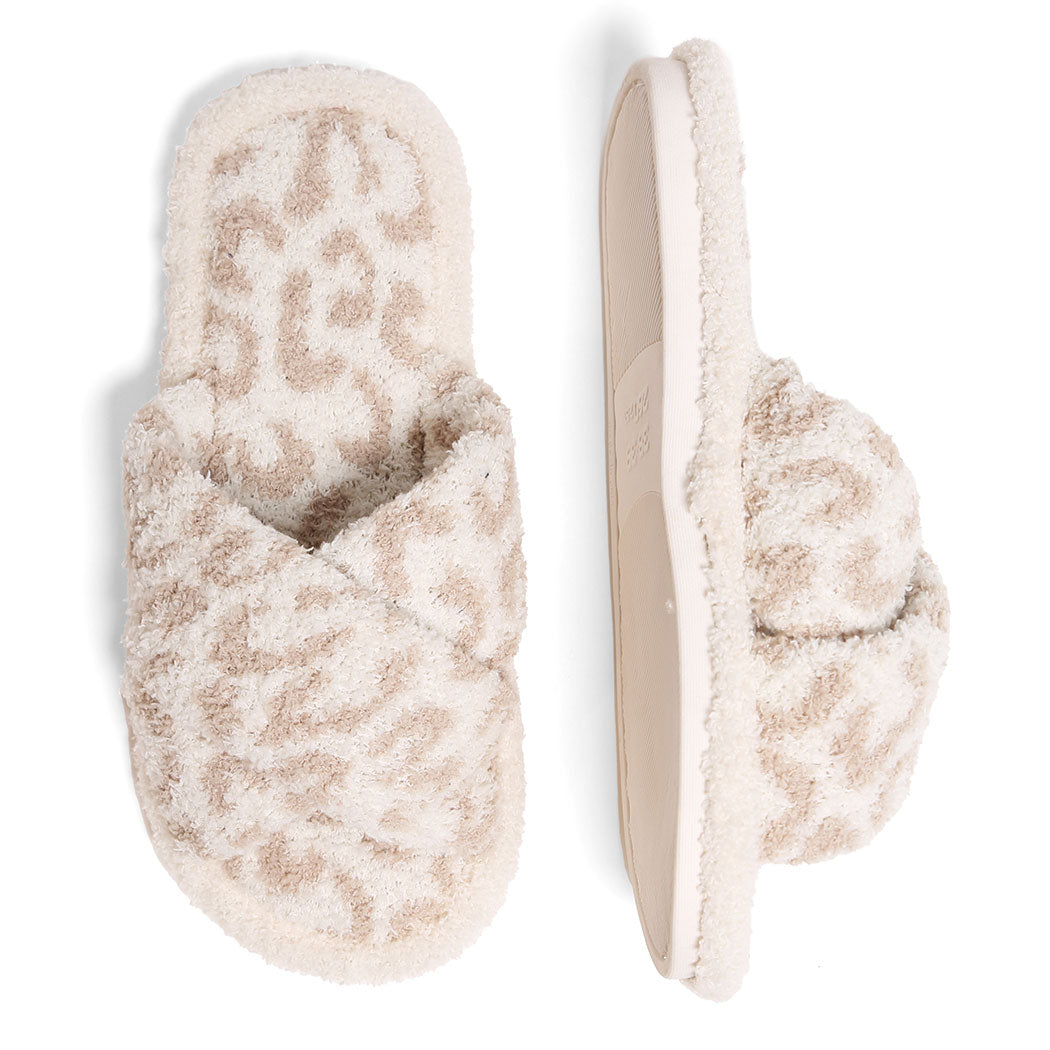 Luxury Crossover Leopard Slipper / Cheap house slippers – Fashion