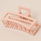 Rectangle Pearl Hair Clip Medium - Fashion CITY