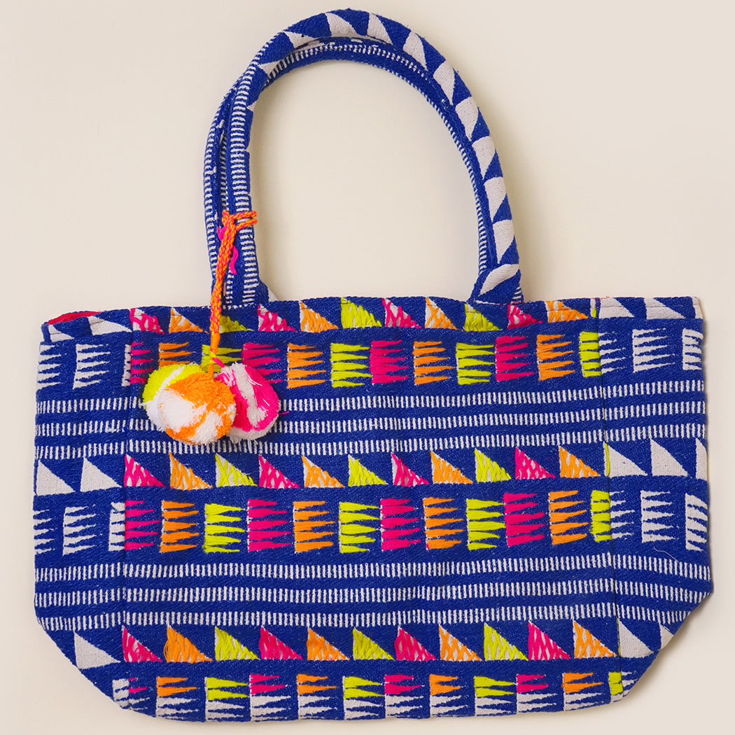 Tribal Embellished Tote Bag - Fashion CITY