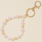 Pearl Beaded Chain Decor Keychain - Fashion CITY